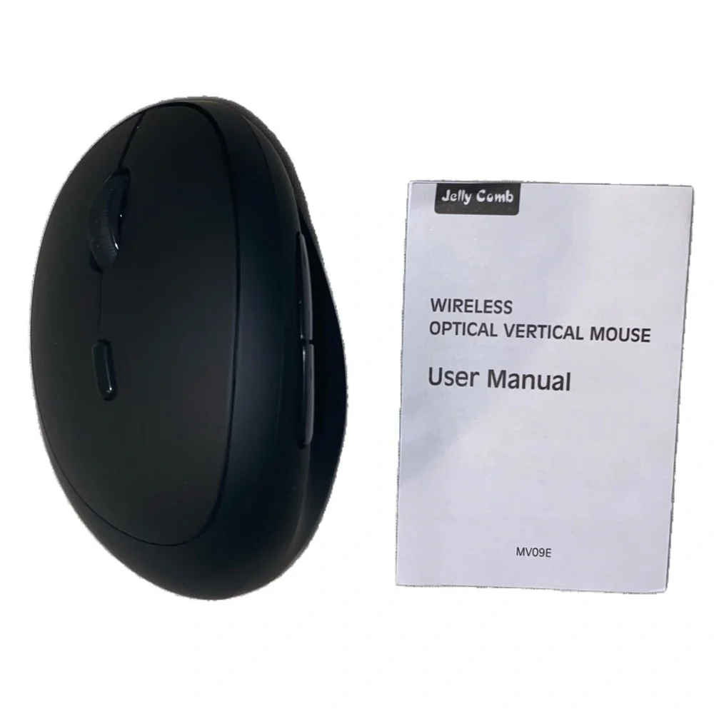 Jelly Comb Model MV09E Ergonomic Left-Handed Wireless Optical Vertical Mouse